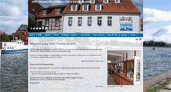 Desktop Screenshot of hotel-peenebruecke.de