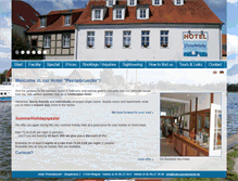Tablet Screenshot of hotel-peenebruecke.de